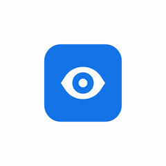 viewable site area icon sign vector