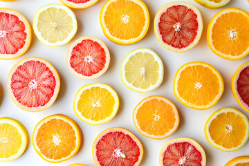 Fototapeta premium orange and lemon