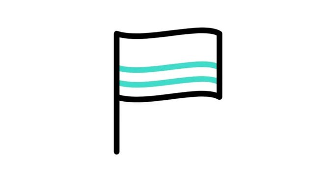 flag, symbol, sign, vector, illustration