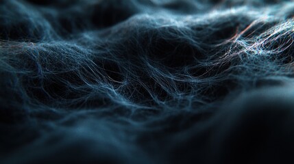 Abstract dark blue digital network texture.
