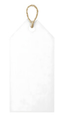 White paper label png sticker, transparent background