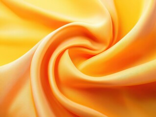Obraz premium close up of flowing orange or gold silk fabric