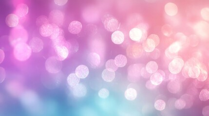 Beautiful Bokeh Background with Soft Pastel Colors