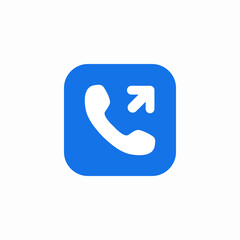 phone calling icon sign vector
