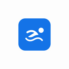 water swim icon sign vector