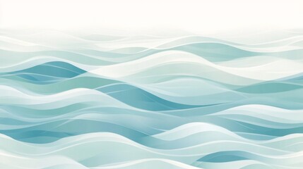 Abstract Flowing Water Waves Background Design