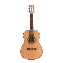 Obraz premium Classical Guitar isolated on transparent or white background