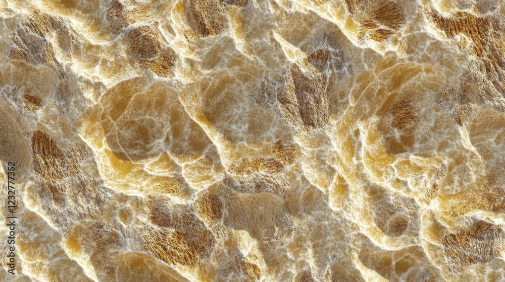 Wall mural golden abstract texture pattern - stunning visual design