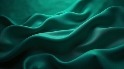 Obraz premium green silk background