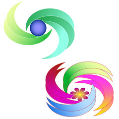 abstract business logo design