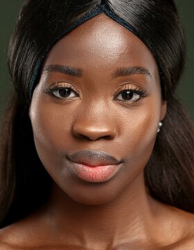 Portrait of confident African fashion