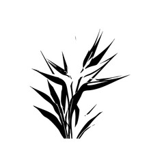 Fototapeta premium Birds Of Paradise Flower Vector Logo Design