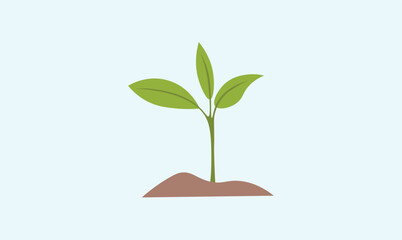 Growing plant vector design