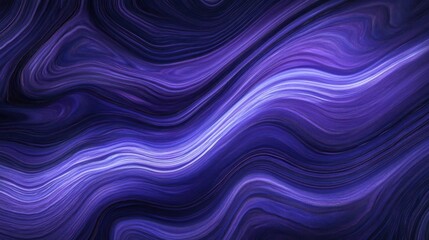 Abstract Purple Swirling Wave Pattern Design