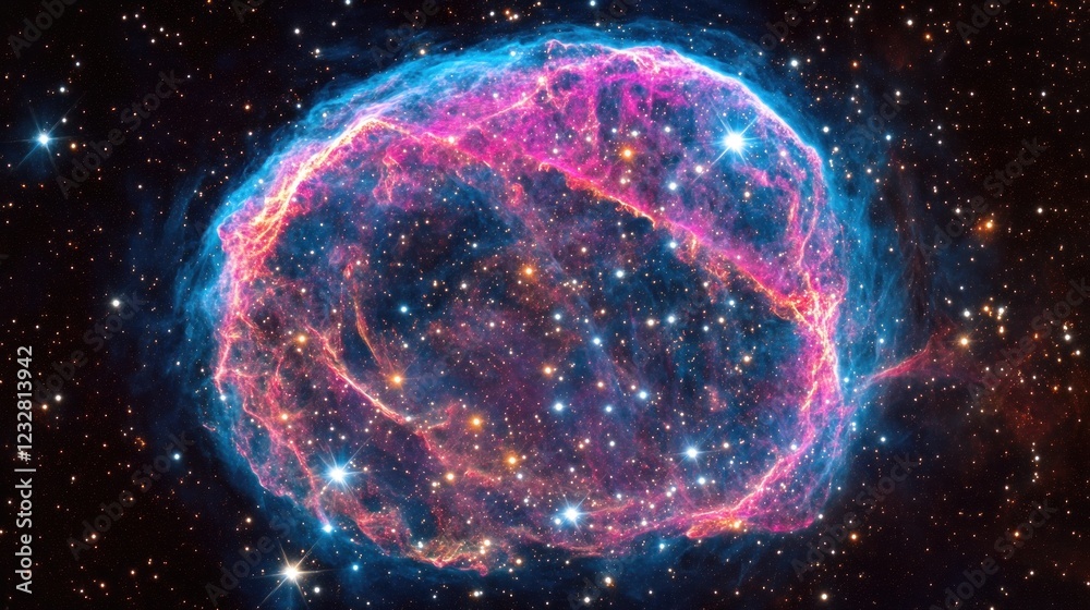 Poster cosmic nebula a celestial tapestry of stars and gas