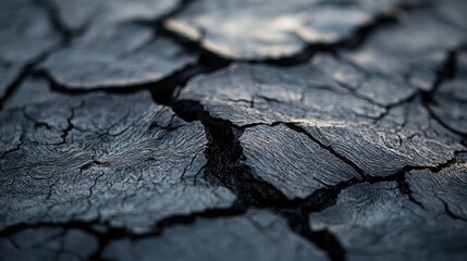 Cracked dry earth surface closeup, desert background, texture use