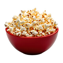 Popcorn corn pop red bowl cinema background white movie top. View popcorn corn pop snack food isolated box up theater entertainment shot table family design paper container drink glass holiday film