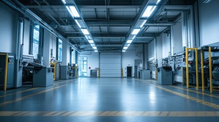 Modern Automotive Repair Shop Interior Design