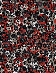Colorful Camouflage leopard pattern