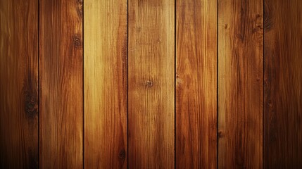 Naklejka premium Rich Brown Wooden Planks Vertical Texture Background