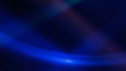Fototapeta premium Abstract Blue Light Streaks Background - Dark Moody Night Sky Texture