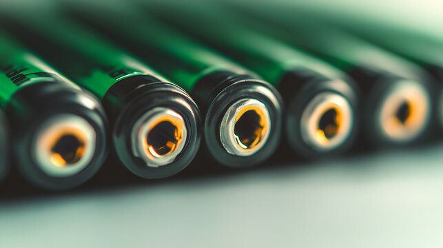 Bater&iacute;as el&eacute;ctricas recargables primer plano eco 
