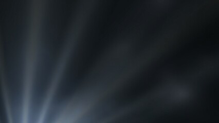 Abstract Light Rays on Dark Background - Dramatic Cinematic Lighting Effect