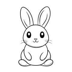 bunny cartoon coloring