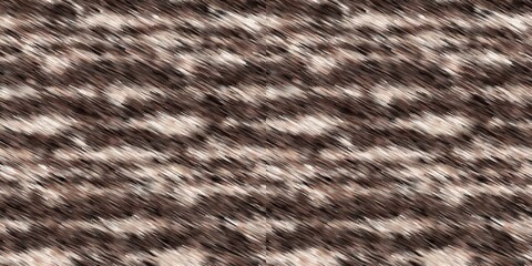 Soft brown marled border camouflage seamless texture. Streak effect in soft brown tan color design for banners, edge trim and fashion ribbon background. 