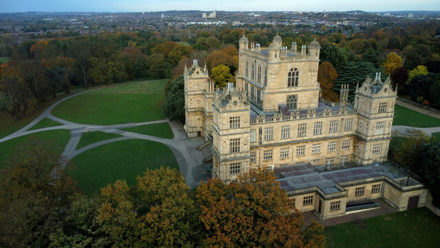 Old Ancient castle in Nottingham
