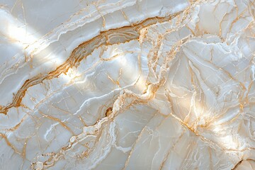 Naklejka premium Polished marble stone texture with white veins elegant interior background smooth surfaces luxurious design concept