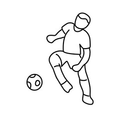 Soccer or football sports outline