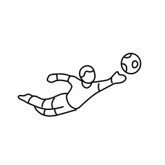 Soccer or football sports outline