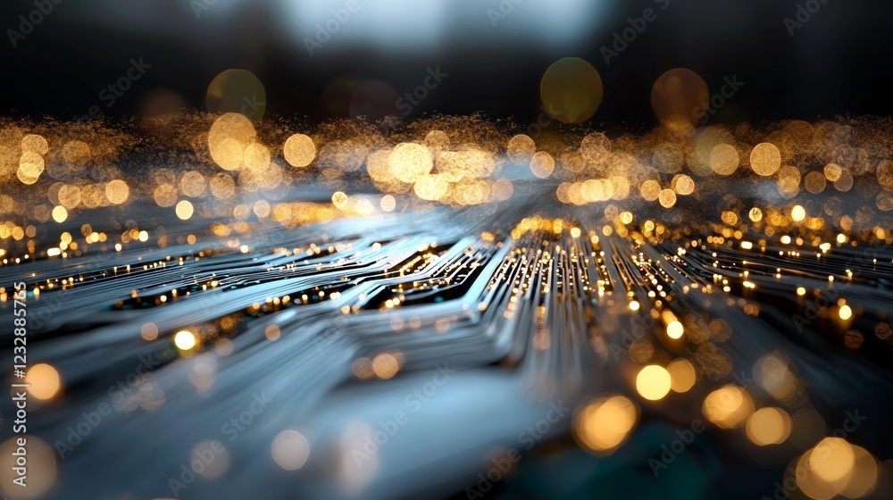 Poster big data technology, data science, analysing stock, generative ai, deep learning, machine learning a