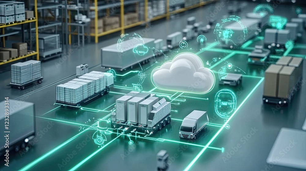 Poster cloud based logistics system for efficient cargo transportation