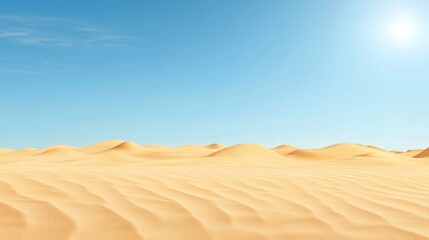 Bright Sunny Day in a Desert Landscape