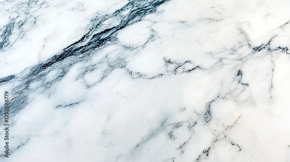 Poster white marble surface with gray veining pattern