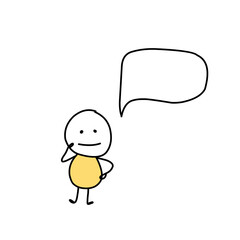 Simple Set thinking Vector