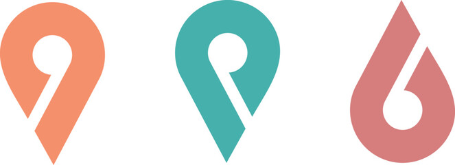 Point letter logo design "A, P, B" © Mizo