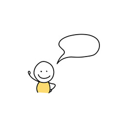 Simple Set thinking Vector