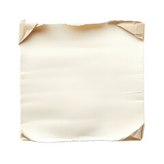 Obraz premium Tape paper strip old sticker adhesive duct torn scotch texture. Sticky tape paper strip white background yellow label cut note piece grunge stick sellotape band isolated scrapbook duck masking glue