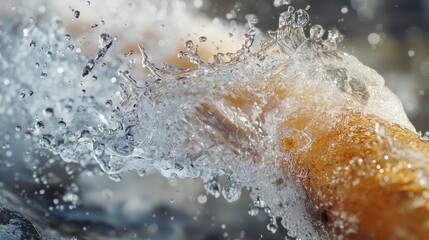 Dynamic Water Splash Captured in Crystal Clear Detail
