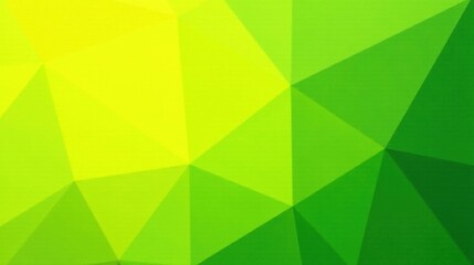 Obraz premium Vibrant Green and Yellow Abstract Geometric Polygon Background Texture for Design Projects