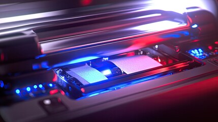 Advanced Technology Printer Processing Paper Document