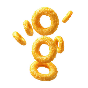 Cereal ring isolated corn bowl background food person milk breakfast. Healthy cereal ring isolated girl snack people dessert spoon woman fruit white honey delicious cheerio yellow pile sweet young