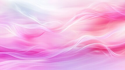 Abstract Pink and White Wave Design