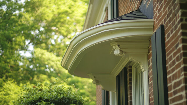 Half-Round Gutters Description: These gutters have a simple, rounded shape, and are often associated with more classic or rustic architectural styles. 