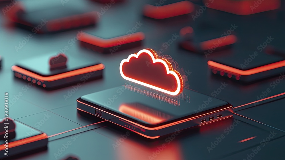 Poster Cloud Computing Data Storage Device Technology