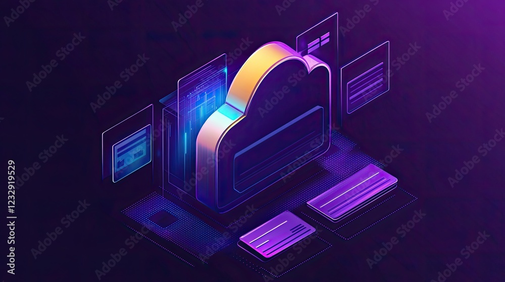 Poster Cloud Computing System Data Storage And Transfer