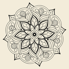 Mandala Design Template
